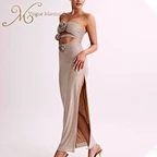 rhinestone prom dress