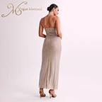 backless rhinestone prom dress